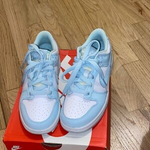 Nike Kids Sky Blue and White Sneakers